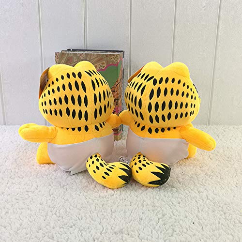 HIL 9 '' Gatito Amarillo Juguetes De Peluche Muñeca Gatito De Dibujos Animados Suave Adornos De Decoración Del Hogar Juguetes De Los Niños Muñeco De Peluche Apto Para Abrazos Regalos Creativos