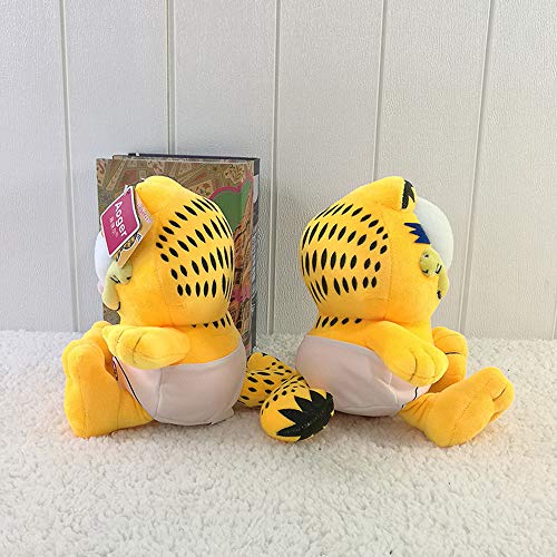 HIL 9 '' Gatito Amarillo Juguetes De Peluche Muñeca Gatito De Dibujos Animados Suave Adornos De Decoración Del Hogar Juguetes De Los Niños Muñeco De Peluche Apto Para Abrazos Regalos Creativos