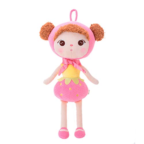 HIL Muñeca 18,9 " Pequeño Juguetes De Peluche Muñeca De Trapo Suave Niña Animal Juguetes De Los Niños Muñeco De Peluche Use Un Sombrero De Animal Almohada Para Niños Regalo De Cumpleaños,A