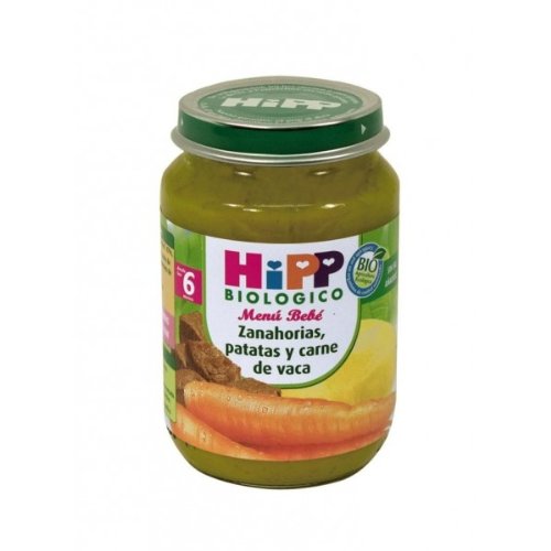 HiPP Biológico Tarrito Patatas y Zanahoria con Carne - 250 gr