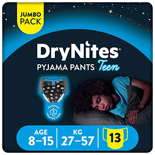 Huggies DryNites, 8 - 15 años niño, 13 pañales