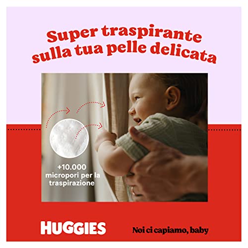 Huggies Extra Care - Pañal para mujer, talla 5 (11-25 kg), 4 paquetes de 24 pañales, 4440 g