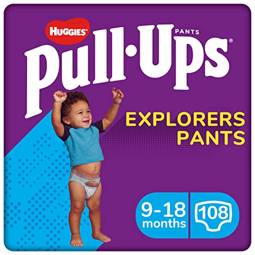 Huggies Pants Pull-Ups Niño Talla 4, 8-12 Kg 108 uds