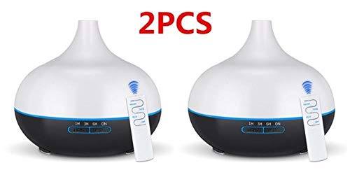 Humidificadores Aceites Esenciales 550Ml Usb Difusor De Aceite Aromático Humidificador Eléctrico De Madera Con Control Remoto Humidificador Ultrasónico De Aire Vaporizador De Aromaterapia Fabricante