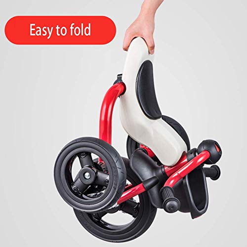 HYLH Triciclo para NiñOs De 2 AñOs, Trike para NiñOs 2-6 Triciclo Ligero Y Plegable con Pedal Ajustable En El Manillar del Primer Triciclo Scooter, Section E