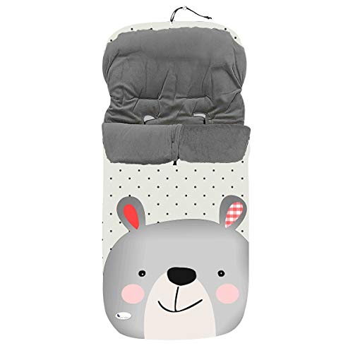 Interbaby 10061 - Saco Universal Cara Oso, unisex