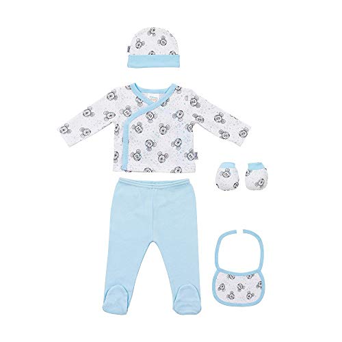 Interbaby SET-D2-01 - Set Regalo Disney Primera Puesta Bebé Azul