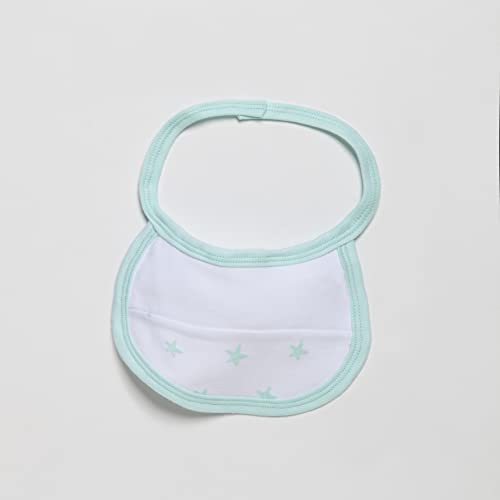 Interbaby SET05-03 - Set Primera Puesta Estrellas Verde Para Recién Nacido 5 Piezas, 340 g