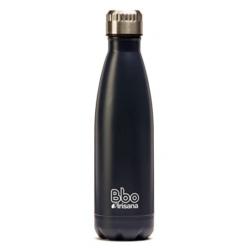 Irisana BBO Botella termo con funda, Azul, 750 ml