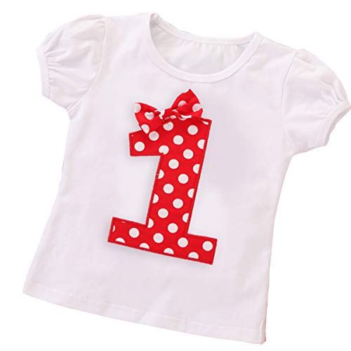 IWEMEK Conjunto de ropa de verano de algodón de manga corta con tops y pantalones cortos con diseño de ratón en 3D, para niños y bebés, de 1 a 5 años, 1, 12-18 Meses