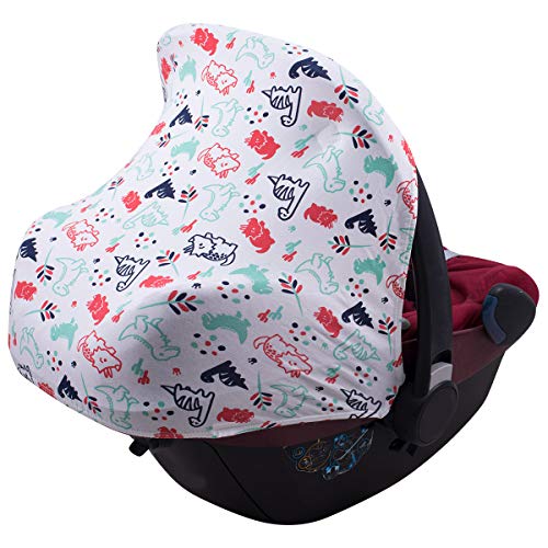 JANABEBE Capota compatible con Maxi-Cosi Pebble Bebe Confort (DINO PARTY)