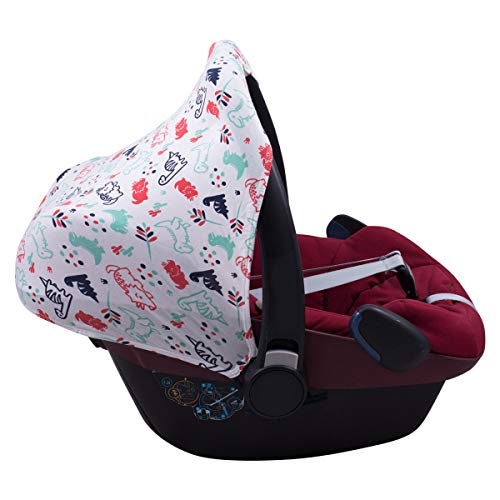 JANABEBE Capota compatible con Maxi-Cosi Pebble Bebe Confort (DINO PARTY)