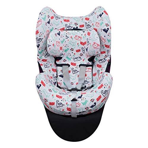 JANABEBE Funda para Cybex Sirona (SIRONA- Q I-SIZE, DINO PARTY)