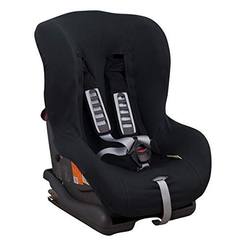 JANABEBE Funda Universal para Silla de Coche Grupo 1-2-3 Sin cabezal (Black Series)