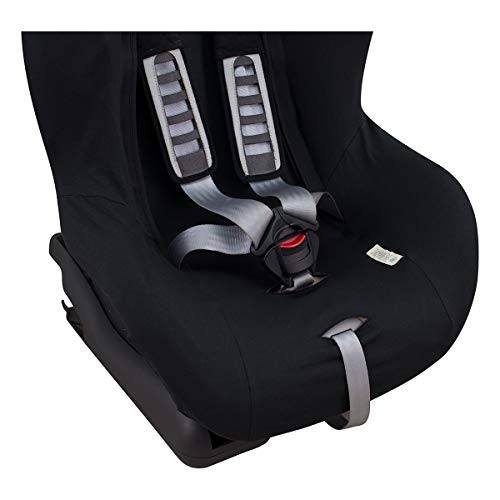 JANABEBE Funda Universal para Silla de Coche Grupo 1-2-3 Sin cabezal (Black Series)