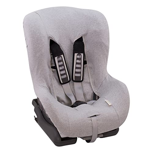 JANABEBE Funda Universal para Silla de Coche Grupo 1-2-3 Sin cabezal (Grey Stone)