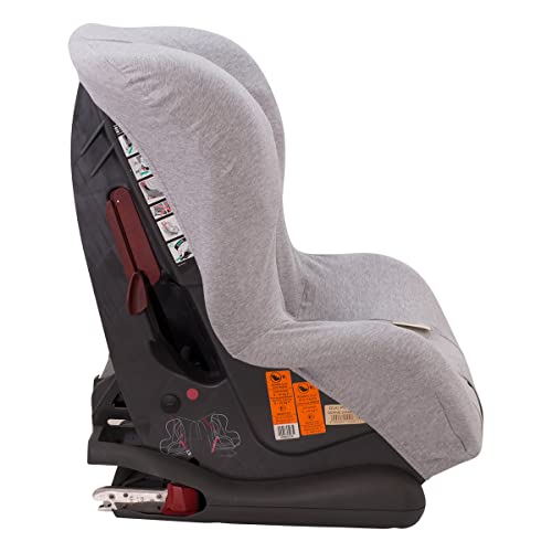 JANABEBE Funda Universal para Silla de Coche Grupo 1-2-3 Sin cabezal (Grey Stone)