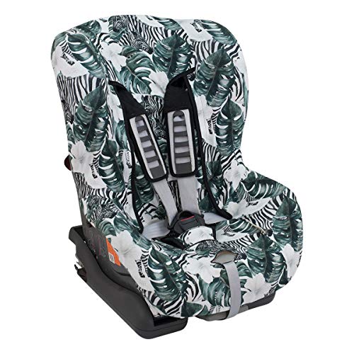 JANABEBE Funda Universal para Silla de Coche Grupo 1-2-3 (Zebra)