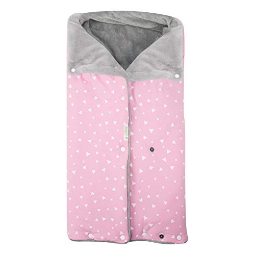 JANABEBE Saco para capazo (PINK SPARKLES, POLAR)