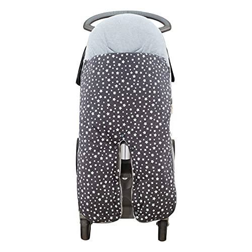 JANABEBE Saco para Stokke, cam cubo, Quiny mood (WINTER SKY, ALGODON)