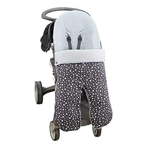 JANABEBE Saco para Stokke, cam cubo, Quiny mood (WINTER SKY, ALGODON)