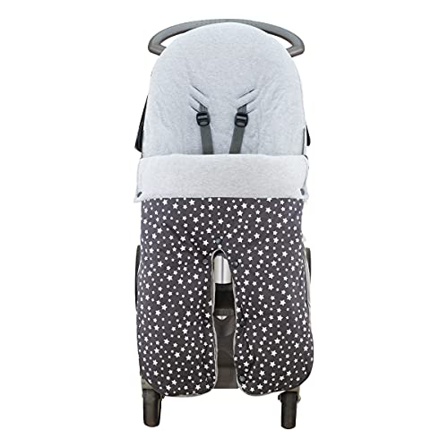 JANABEBE Saco para Stokke, cam cubo, Quiny mood (WINTER SKY, ALGODON)