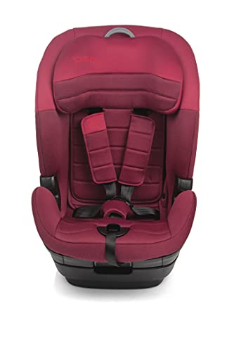 Jané Be Cool Vulcano, Silla de Coche I-size, de 76 a 150 cm, con Isofix y Top Tether, 4 Posiciones Reclinado, Incluye Reductor, Cherry