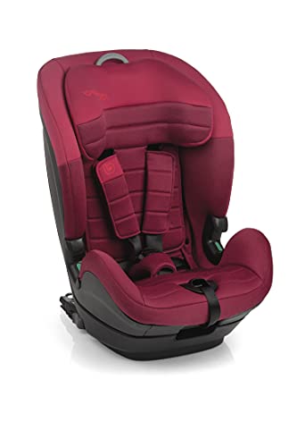 Jané Be Cool Vulcano, Silla de Coche I-size, de 76 a 150 cm, con Isofix y Top Tether, 4 Posiciones Reclinado, Incluye Reductor, Cherry