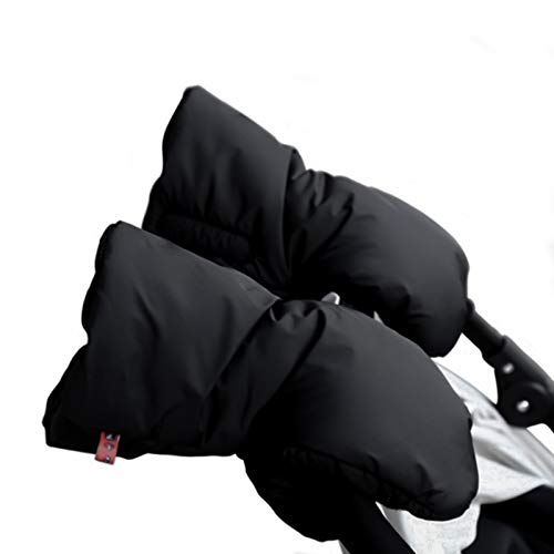 jiele cochecitode mano para bebé, bebé carrito/guantes/mango de calentador de guantes de invierno de grosor guantes de forro polar resistente al agua, Anticongelante guantes mano bebé cochecito