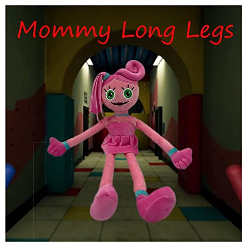 JLPCC 14 '' Poppy Playtime Huggy Wuggy Peluche, Horror Huggy Wuggy Mamy Long Legs Toy Relled Toy Regalo para Game Fan & Kids, Pink