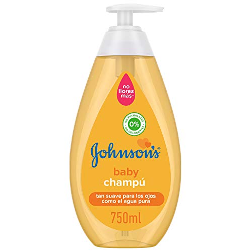 Johnson's Baby Champú Clásico, Pelo Suave, Brillante e Hidratado, 750 ml