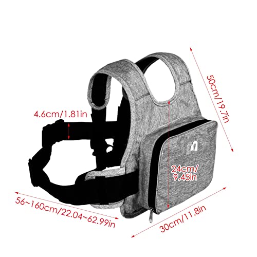 Joyivike Cinturón de Moto para niños | Correa de cinturón de Seguridad para Bicicleta para niños,Correa De Seguridad Ajustable Multifuncional para 2-12 Niños con Gran Capacidad De Almacenamiento