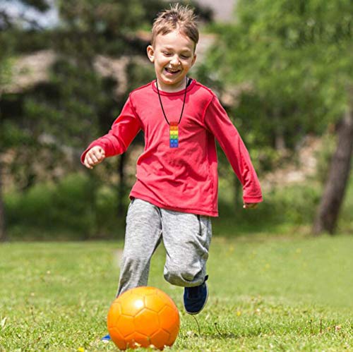 Juego de collar para masticar sensorial de silicona de grado alimenticio seguro para niños dentición de silicona para masticar palitos autistas TDAH motor oral niños y niñas niños