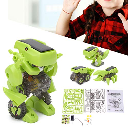 Juguetes para niños, kit de construcción de robots solares, regalos divertidos, opción ideal, regalo significativo para niños mayores de 8 años((green))