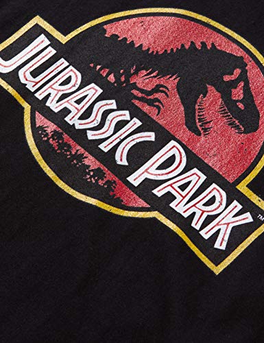 Jurassic Park Bojupamts001 Camiseta, Negro, 128 para Niños