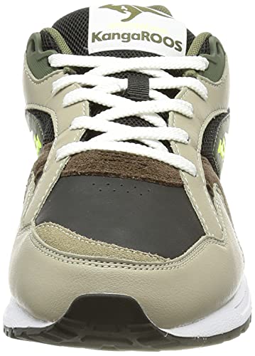 KangaROOS Terminator, Zapatillas Deportivas Unisex Adulto, Dune Olive, 44 EU