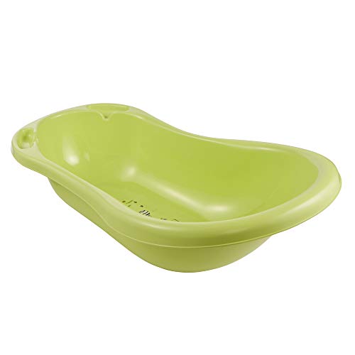 keeeper Bañera Ergonómica, De 0 a 12 meses, Hippo, 84 cm, Wiktoria, Verde