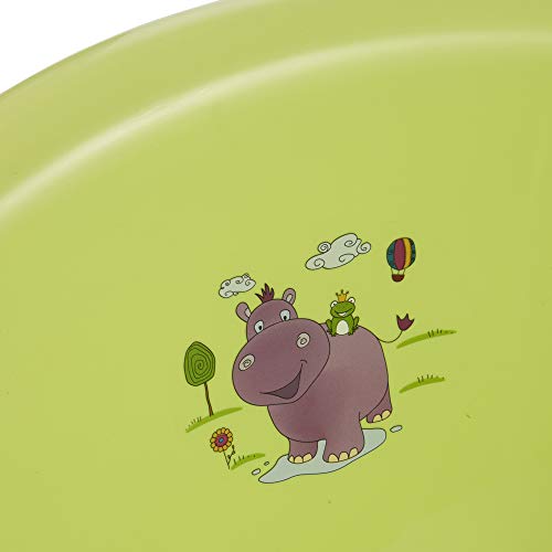 keeeper Bañera Ergonómica, De 0 a 12 meses, Hippo, 84 cm, Wiktoria, Verde