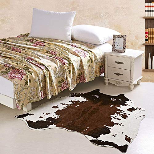 KingbeefLIU Vaca Animal Print Alfombra Silla Throw Alfombra Antideslizante Sala De Estar Lounge Mat Decoración Lindo Y Cómodo Tapiz De Alfombra para El Hogar Vaca