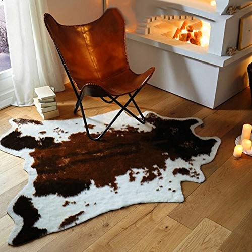 KingbeefLIU Vaca Animal Print Alfombra Silla Throw Alfombra Antideslizante Sala De Estar Lounge Mat Decoración Lindo Y Cómodo Tapiz De Alfombra para El Hogar Vaca