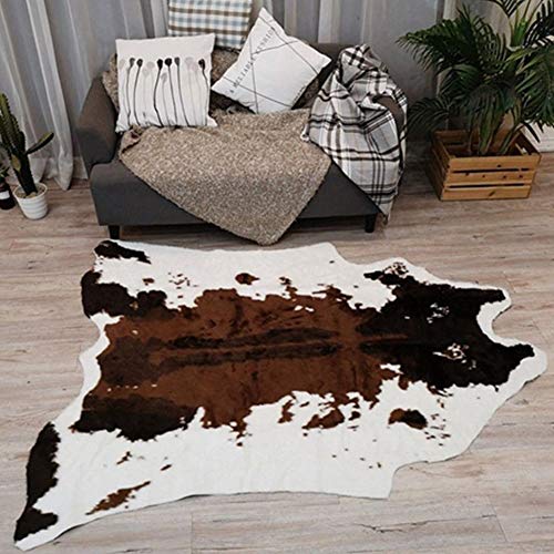 KingbeefLIU Vaca Animal Print Alfombra Silla Throw Alfombra Antideslizante Sala De Estar Lounge Mat Decoración Lindo Y Cómodo Tapiz De Alfombra para El Hogar Vaca