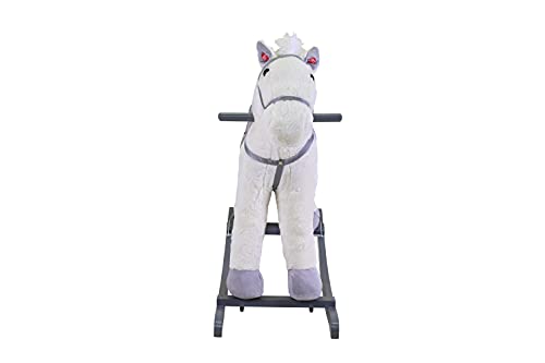 Knorrtoys 40683 Caballito balancín Blanco