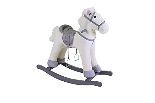 Knorrtoys 40683 Caballito balancín Blanco