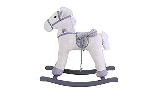 Knorrtoys 40683 Caballito balancín Blanco