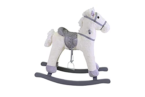 Knorrtoys 40683 Caballito balancín Blanco