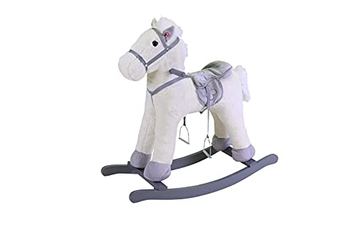 Knorrtoys 40683 Caballito balancín Blanco