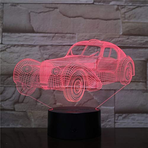 La lámpara Illusion 3D Lights Vintage Cars es el mejor regalo para los regalos de cumpleaños para adolescentes.