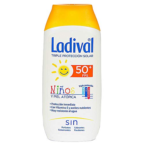 Ladival - Filtro Solar Spf50+ Para Niños, Negro, 200 Ml