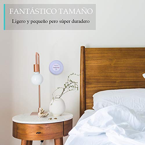 Lámpara Táctil Ilumina Oscura, LED Luz Inalámbrica con Sensor Tacto a Pilas sin Cable Iluminación Infantil Niños apto para Caseta, Armario, Entrada de Casa Touchme Adhesiva