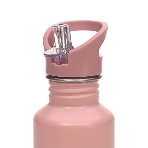 Lässig 1210026707 - Botella acero inoxidable aventura rosa, unisex